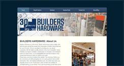 Desktop Screenshot of builditbuildershardware.com